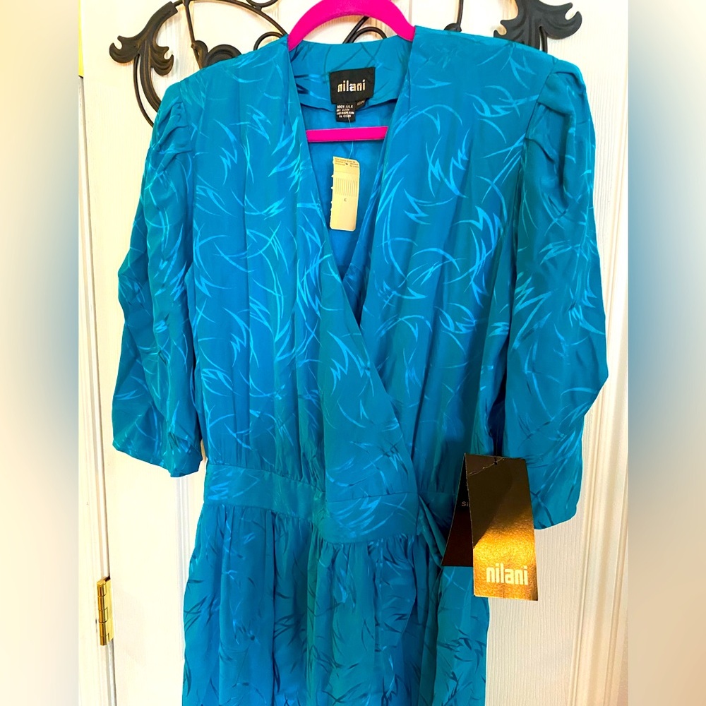 NWT Ladies Silk Dress by Nilani style 7607